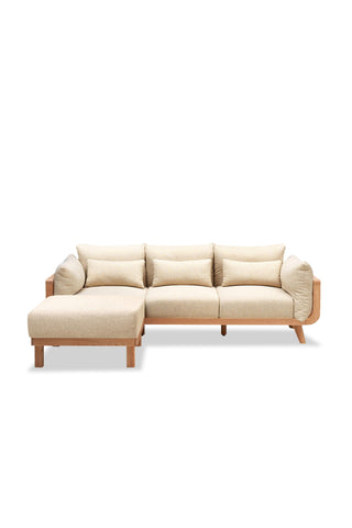 japandi style zuri sofa grey