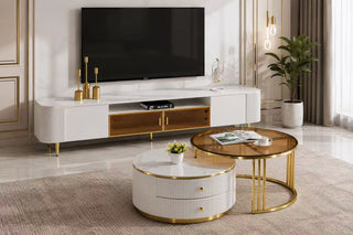 Jarvis White Tv Console