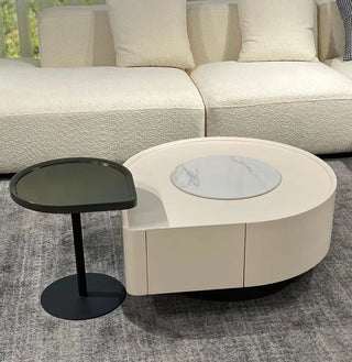 juno couch coffee table white