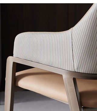 kate fluted dining chair detailed