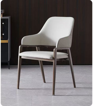 kate fluted dining chair grey