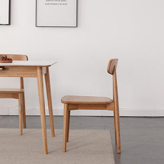 kavi nordic dining chair solid oak wood design