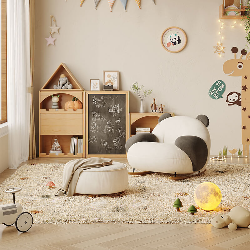 Pani Kids Rocking Chair with Ottoman - Singapore | COMFY
