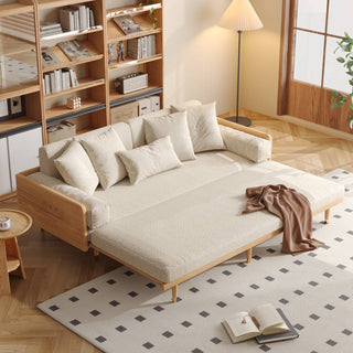 kim elegant wooden sofa bed living room