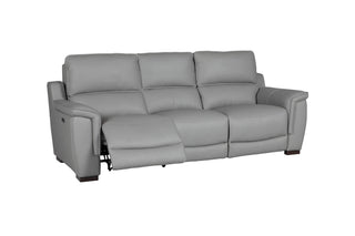 kira electric recliner leather sectional