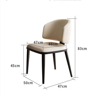 krisha beige dining chair dimension