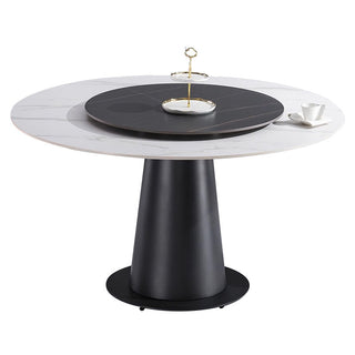 leandro circular dining table sintered stone