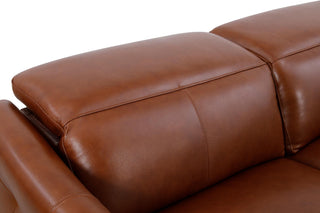 leather electric recliner isabella