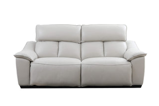 leather motorised recliner sofa lola