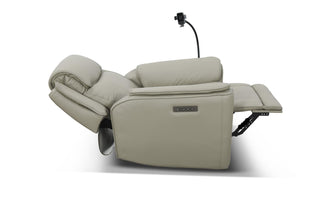 leather rocky recliner smart tech