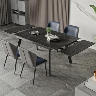 leca modern retractable dining table