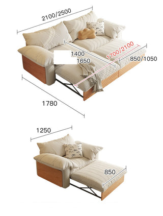 liam extendable sofa measurements