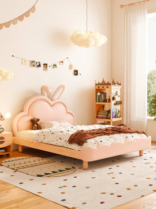 lili playful bunny ears bed for kids cloud headboard