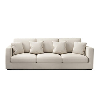 lilian tech fabric sofa front view