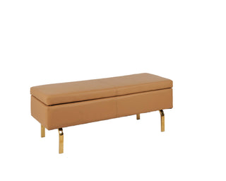 lotus entryway bench with storage tech fabric