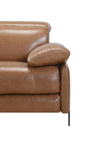 recliner sofa detail closeup