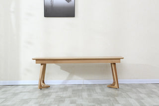 luca oak dining bench for modern homes