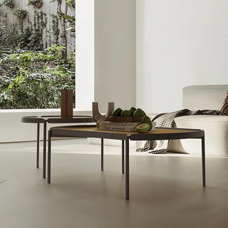 lucca leather coffee table modern furniture