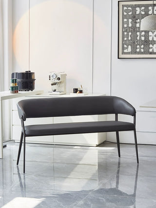 lucia grey dining bench