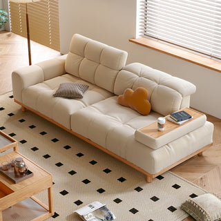 luka low sofa wooden frame durability