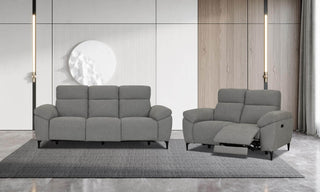 luxury fabric electric reclining sofa victor