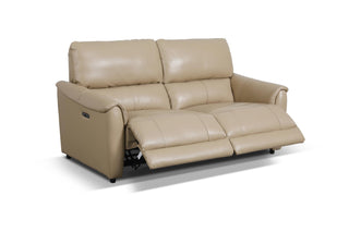 luxury hailey beige recliner sofa