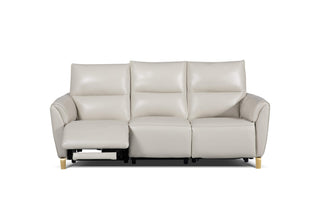 luxury leather sofa with recliner bernice