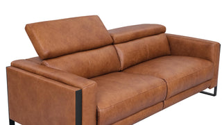 luxury stephanie full leather recliner sofa