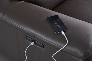 madeline usb charging recliner sofa
