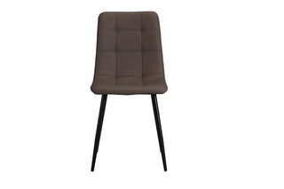 manon inexpensive dining chair chocolate leather