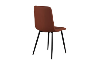 manon inexpensive maroon dining chair back view