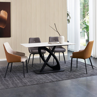 massa rectangular dining table rounded corners