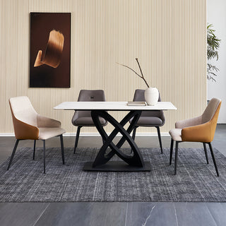 massa rectangular dining table sintered stone