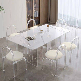 milo acrylic dining table unique dining experience