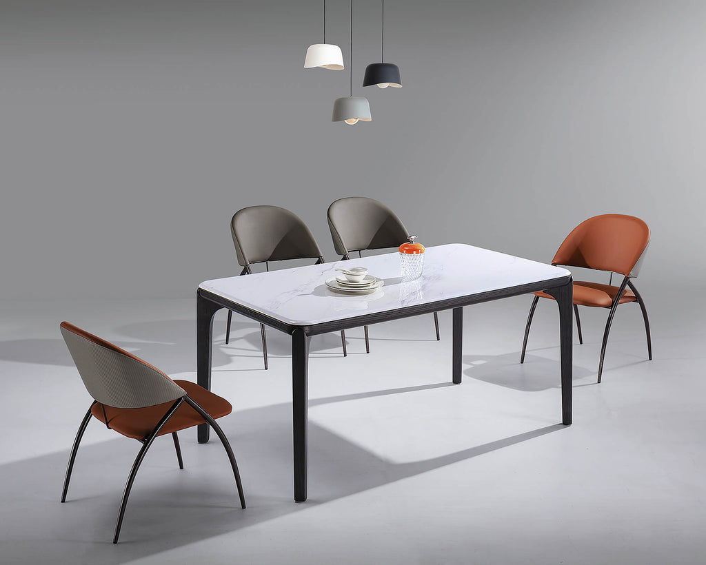 Violet Elegant and Minimalist Dining Table for Modern Homes COMFY.sg