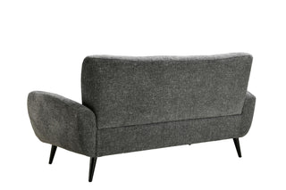 minimalist grey fabric couch wilson