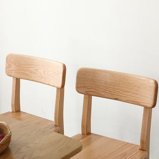 minimalist matteo oak dining chair design