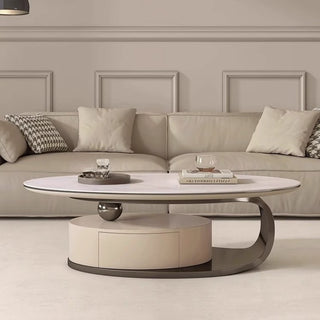 moda marble effect coffee table
