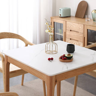 modern armando square dining table sintered stone surface