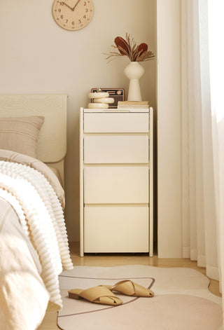 modern elegance rose white dresser with lights