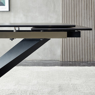 modern extendable cervo dining table