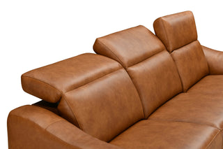 modern living room abby electric recliner sofa top grain leather