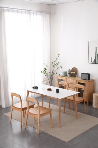 modern riccardo minimalist dining table rectangular design