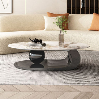 modern sintered stone coffee table tomy