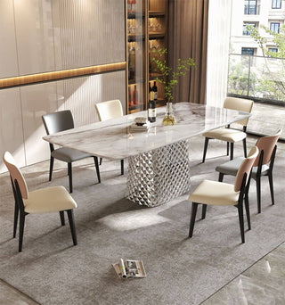 modern sintered stone dining table dana