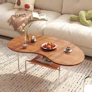 modern wood coffee table elsa