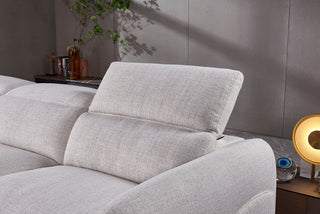 modular fabric sofa paxton adjustable headrest