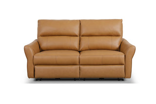 molly brown leather recliner sofa 2 seater