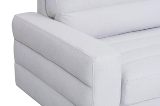 morris electric sofa bed white side view