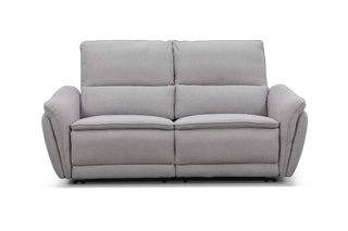 Gray sofa on a white background